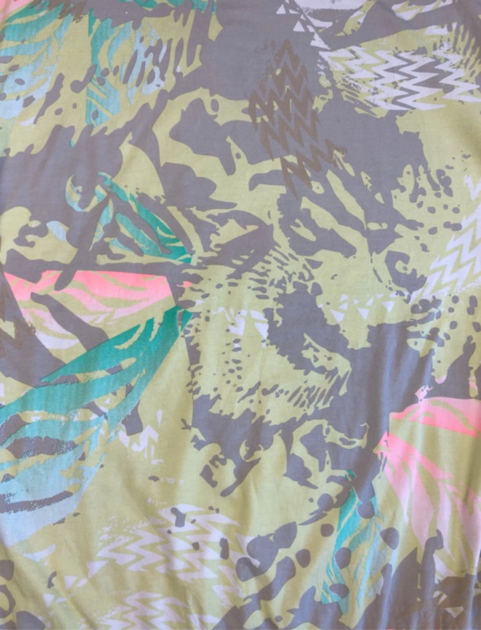 Diesel Camiseta Larga Estampado Neón Y2K Multicolor Talla M – photo 9